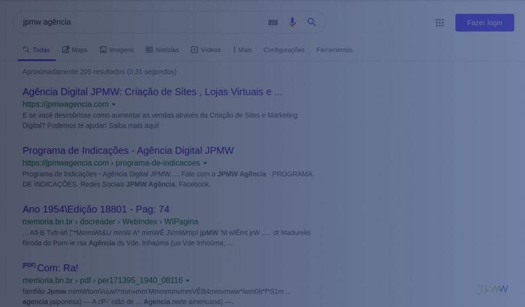 Pesquisa jpmw agência seo